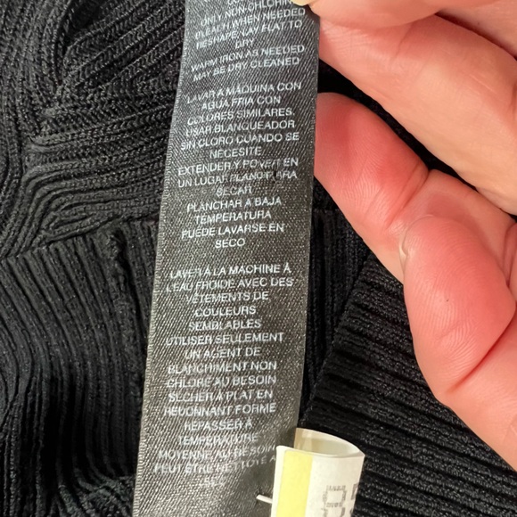 White House Black Market Black Knit Sweater - Picture 5 of 5